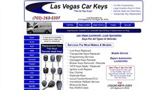 Desktop Screenshot of lasvegascarkeys.com